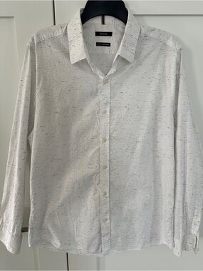 RW&CO. White Shirt with Black Speckle Detail